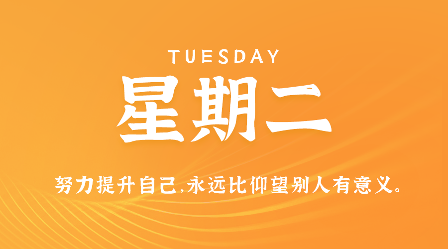 07月16日,农历六月十一,星期二,在这里,每天60秒读懂世界